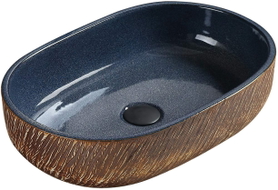Mexen Aleta Tischwaschbecken 59 x 40 cm, blau - 22035966