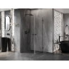 Mexen Lunar-B Duo Duschkabine 70 x 70 cm, transparent, Gun Metal - 832-070L-070P-95-00