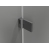 Mexen Lunar-B Duo Duschkabine schwingbar 100 x 75 cm, transparent, Gun Metal - 832-100L-075P-95-00
