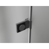 Mexen Lunar-B Duo Duschkabine schwingbar 100 x 75 cm, transparent, Gun Metal - 832-100L-075P-95-00