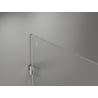 Mexen Lunar-B Duo Duschkabine schwenkbar 70 x 70 cm, transparent, gebürsteter Nickel - 832-070L-070P-97-00