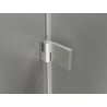 Mexen Lunar-B Duo Duschkabine schwenkbar 70 x 70 cm, transparent, gebürsteter Nickel - 832-070L-070P-97-00