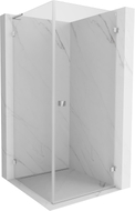 Mexen Lunar-B L Duschkabine rechts 90 x 90 cm, transparent, chrom - 832L-090-090-01-00-P