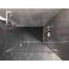 Mexen Lunar-B L Duschkabine, drehbare rechte Tür, 85 x 80 cm, transparent, weiß - 832L-085-080-20-00-P