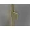 Mexen Lunar-B L Duschkabine nach außen öffnend, links, 85 x 80 cm, transparent, gebürstetes Gold - 832L-085-080-55-00-L