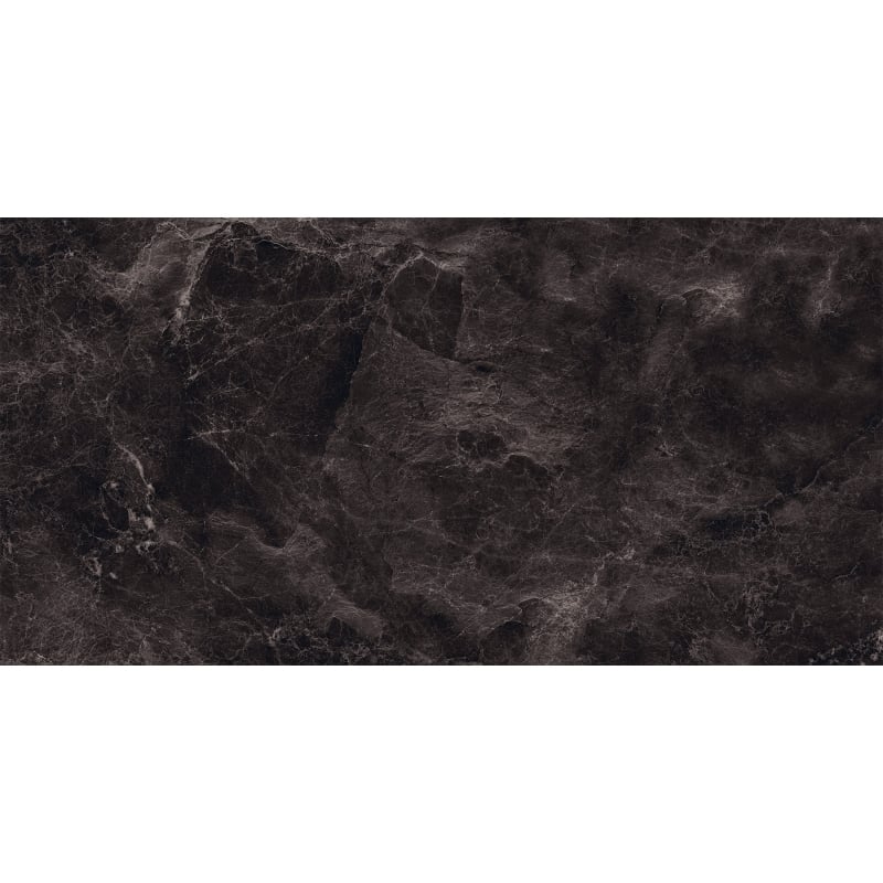 Mexen Merison Black glasiertes Feingres rektifiziert G1, Boden- und Wandfliese 120 x 60 cm, Hochglanz - TL203-120-060-00