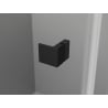 Mexen Lunar-B Duschkabine rechts öffnend 80 x 80 cm, transparent, schwarz - 832-080-080-70-00-P