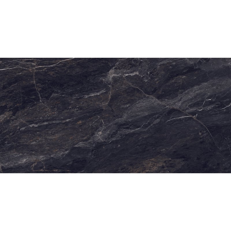 Mexen Sintra Black glasierte Feinsteinzeugfliese rekt. G1, Boden- und Wandfliese 120 x 60 cm, hochglanz - TL204-120-060-00