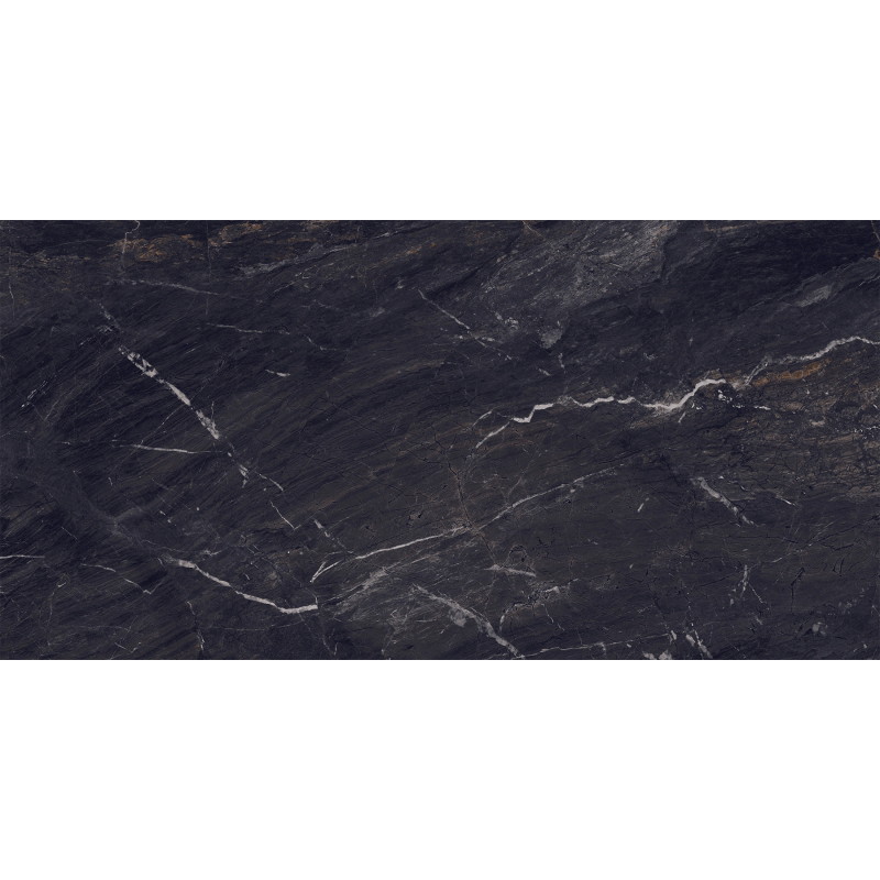 Mexen Sintra Black glasierte Feinsteinzeugfliese rekt. G1, Boden- und Wandfliese 120 x 60 cm, hochglanz - TL204-120-060-00