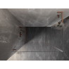 Mexen Lunar-B L Duschkabine schwenkbar links 95 x 80 cm, transparent, gebürstetes Kupfer - 832L-095-080-65-00-L