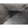 Mexen Lunar-B L Duschkabine, schwenkbar, links 95 x 90 cm, transparent, schwarz - 832L-095-090-70-00-L