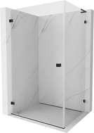 Mexen Lunar-B L Duschtür links 100 x 90 cm, transparent, schwarz - 832L-100-090-70-00-L
