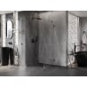 Mexen Lunar-B L Duschkabine schwenkbar links 80 x 80 cm, transparent, Gun Metal - 832L-080-080-95-00-L