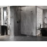 Mexen Lunar-B L Duschkabine schwenkbar links 90 x 80 cm, transparent, Gun Metal - 832L-090-080-95-00-L