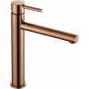 Mexen Elba hoher Waschtischarmatur, Roségold - 74110-60