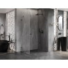 Mexen Lunar-B Duschkabine rechts öffnend 85 x 80 cm, transparent, Gun Metal - 832-085-080-95-00-P