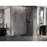 Mexen Lunar-B Duschkabine schwenkbar rechts 95 x 80 cm, transparent, Gun Metal - 832-095-080-95-00-P