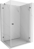 Mexen Lunar-B Duschkabine rechts öffnend 100 x 80 cm, transparent, gun metal - 832-100-080-95-00-P