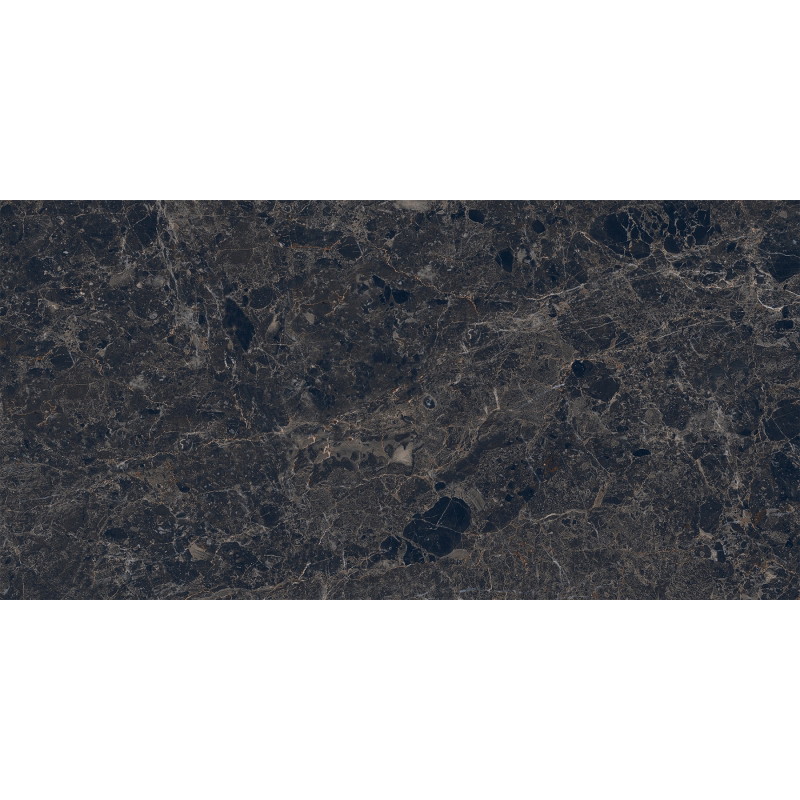Mexen Slik Emperador Schwarzer glasierter Gres rek. G1, Boden- und Wandfliese 120 x 60 cm, Hochglanz - TL207-120-060-01