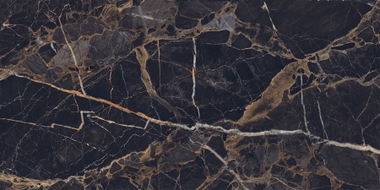 Mexen Orlo Black glasierte Feinsteinzeug rek. G1, Boden- und Wandfliese 120 x 60 cm, Hochglanz - TL211-120-060-00