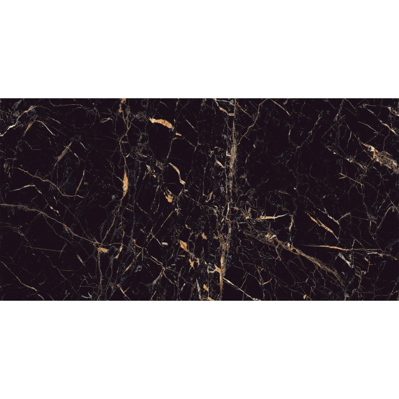 Mexen Python Gold glasierte Feinsteinzeugfliese rek. G1, Boden- und Wandfliese 120 x 60 cm, Hochglanz - TL212-120-060-00