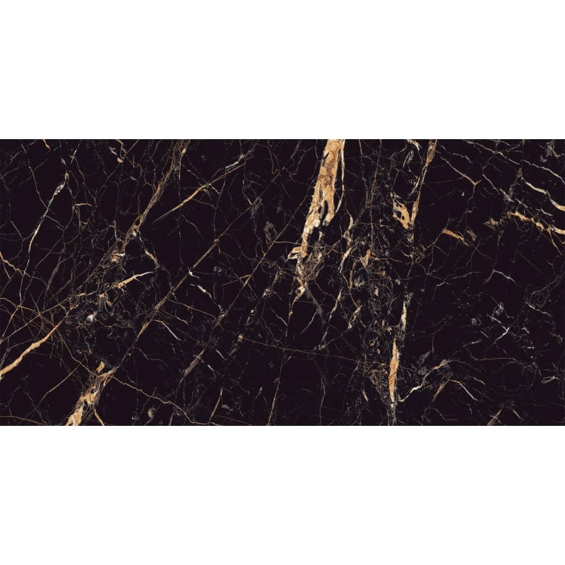 Mexen Python Gold glasierte Feinsteinzeugfliese rek. G1, Boden- und Wandfliese 120 x 60 cm, Hochglanz - TL212-120-060-00