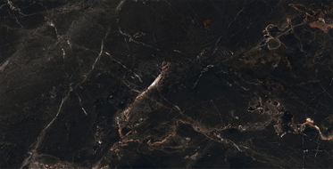 Mexen Marquino Black glasiertes Steinzeug rek. G1, Boden-Wandfliese 120 x 60 cm, Hochglanz - TL214-120-060-00