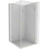 Mexen Lunar-B L Duschkabine schwenkbar rechts 90 x 90 cm, transparent, gold gebürstet - 832L-090-090-55-00-P