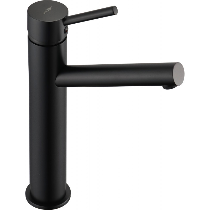 Mexen Eri Waschtischarmatur hoch, schwarz - 74210-70