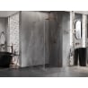 Mexen Lunar-B L Duschkabine schwenkbar rechts 80 x 80 cm, transparent, Roségold - 832L-080-080-60-00-P