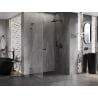 Mexen Lunar-B L Duschkabine nach rechts öffnend 85 x 80 cm, transparent, gun metal - 832L-085-080-95-00-P