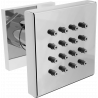 Mexen Cube Aufputz-Seitendüse, Chrom - 79360-00
