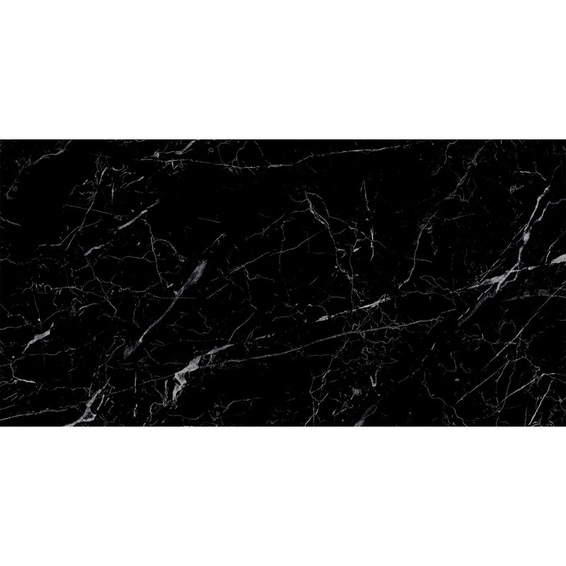 Mexen Simba Schwarzer glasierter rek. G1, Boden- und Wandfliese 120 x 60 cm, Hochglanz - TL210-120-060-00