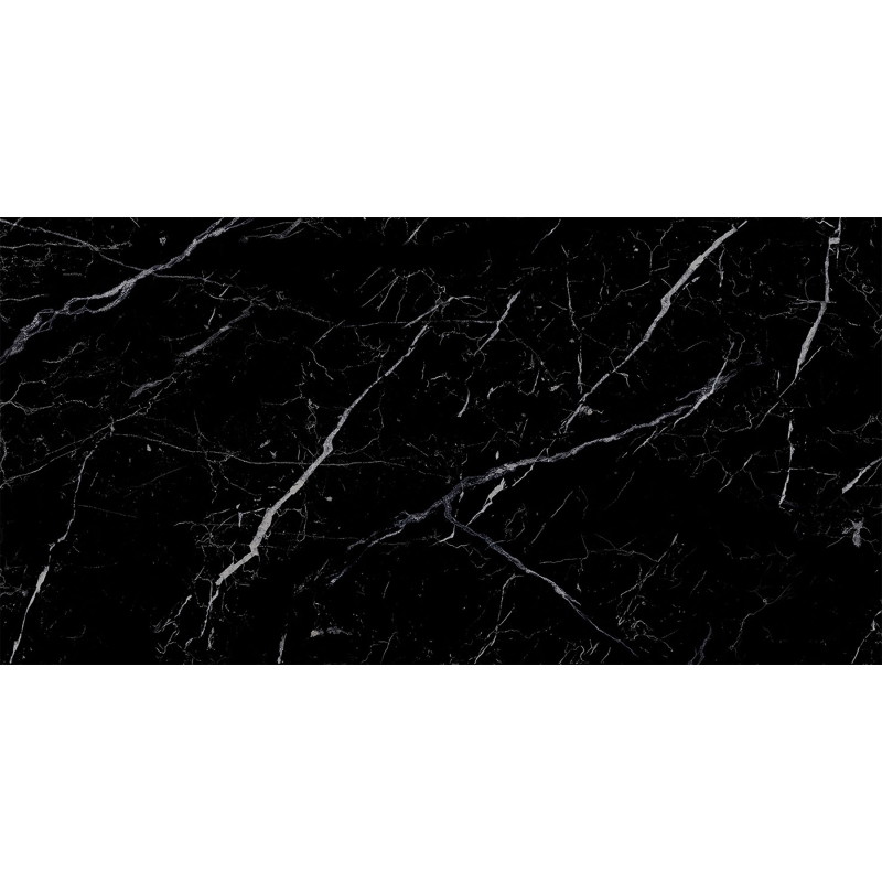 Mexen Simba Schwarzer glasierter rek. G1, Boden- und Wandfliese 120 x 60 cm, Hochglanz - TL210-120-060-00