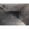 Mexen Lunar-B L Duschkabine, rechts öffnend, 90 x 80 cm, transparent, gebürstetes Gun Grey - 832L-090-080-66-00-P