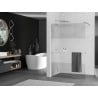 Mexen Kioto+ Duschwand mit Ablage Walk-in 140 x 200 cm, transparent/Matt, Chrom - 800-140-121-01-35