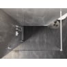 Mexen Lunar Duschwand Walk-in links 60 x 200 cm, transparent 8 mm, weiß - 830-060-000-20-00-L