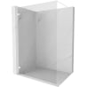 Mexen Lunar Duschwand Walk-in links 110 x 200 cm, transparent 8 mm, weiß - 830-110-000-20-00-L