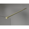Mexen Lunar Duschwand Walk-in links 80 x 200 cm, transparent 8 mm, gold gebürstet - 830-080-000-55-00-L