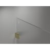 Mexen Lunar Duschwand Walk-in links 120 x 200 cm, transparent 8 mm, gold gebürstet - 830-120-000-55-00-L