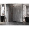 Mexen Lunar Duschwand Walk-in links 160 x 200 cm, transparent 8 mm, Roségold - 830-160-000-60-00-L