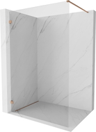 Mexen Lunar Duschwand Walk-in links 70 x 200 cm, transparent 8 mm, gebürstetes Kupfer - 830-070-000-65-00-L