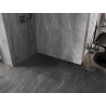 Mexen Lunar Duschwand Walk-in links 80 x 200 cm, transparent 8 mm, gun gray gebürstet - 830-080-000-66-00-L