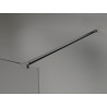 Mexen Lunar Duschwand Walk-in links 80 x 200 cm, transparent 8 mm, gun gray gebürstet - 830-080-000-66-00-L
