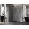Mexen Lunar Duschwand Walk-in links 50 x 200 cm, transparent 8 mm, Gun Metal - 830-050-000-95-00-L