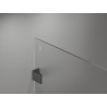 Mexen Lunar Duschwand Walk-in links 90 x 200 cm, transparent 8 mm, Gunmetal - 830-090-000-95-00-L
