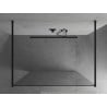 Mexen Kioto freistehende Duschwand 150 x 200 cm, transparent 8 mm, schwarz - 800-150-002-70-00