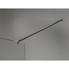 Mexen Lunar Duschwand Walk-in links 140 x 200 cm, transparent 8 mm, Gun Metal - 830-140-000-95-00-L