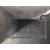 Mexen Lunar Duschwand Walk-in links 50 x 200 cm, transparent 8 mm, gebürsteter Nickel - 830-050-000-97-00-L