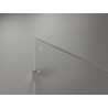 Mexen Lunar Duschwand Walk-in links 70 x 200 cm, transparent 8 mm, gebürsteter Nickel - 830-070-000-97-00-L